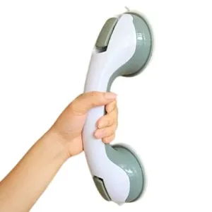 Bathroom Suction Cup Grab Bar | Strong Grip Safety Handle for Shower, Bathtub & Toilet | Easy-Grip Helping Handle | 30 × 10.2 × 8.5 cm | Multicolor