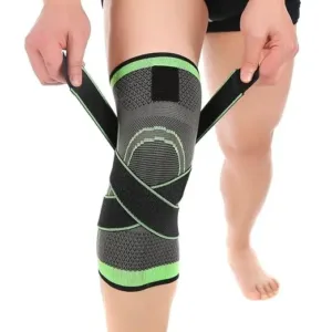 Self-Heating Knee Support Belt & Knee Cap | Tourmaline Heating Pad with Extra Compression | Reusable Knee Brace for Men & Women | Free Size